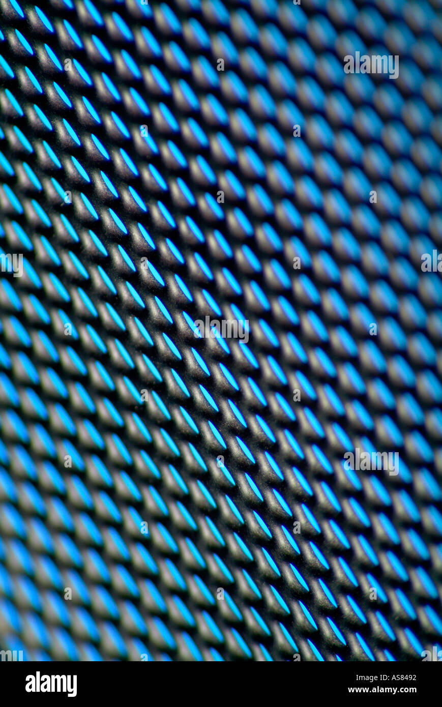 detail of metal mesh pattern Stock Photo