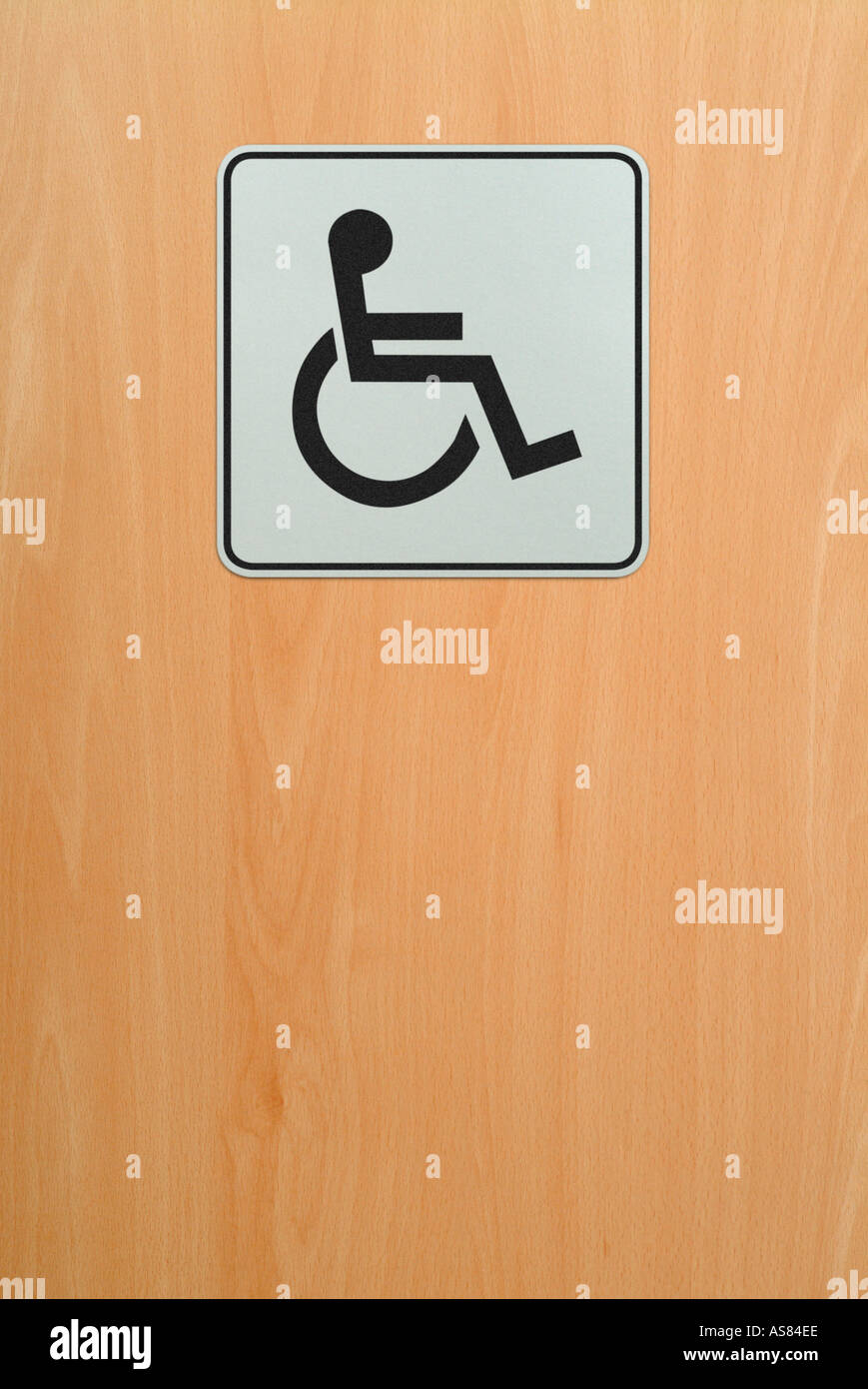 disabled toilet door sign Stock Photo Alamy