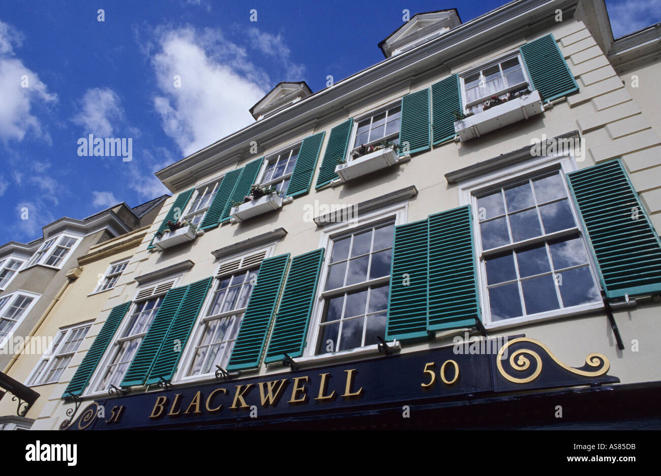 Blackwells Bookshop Broad Street Oxford Oxfordshire England UK Stock Photo