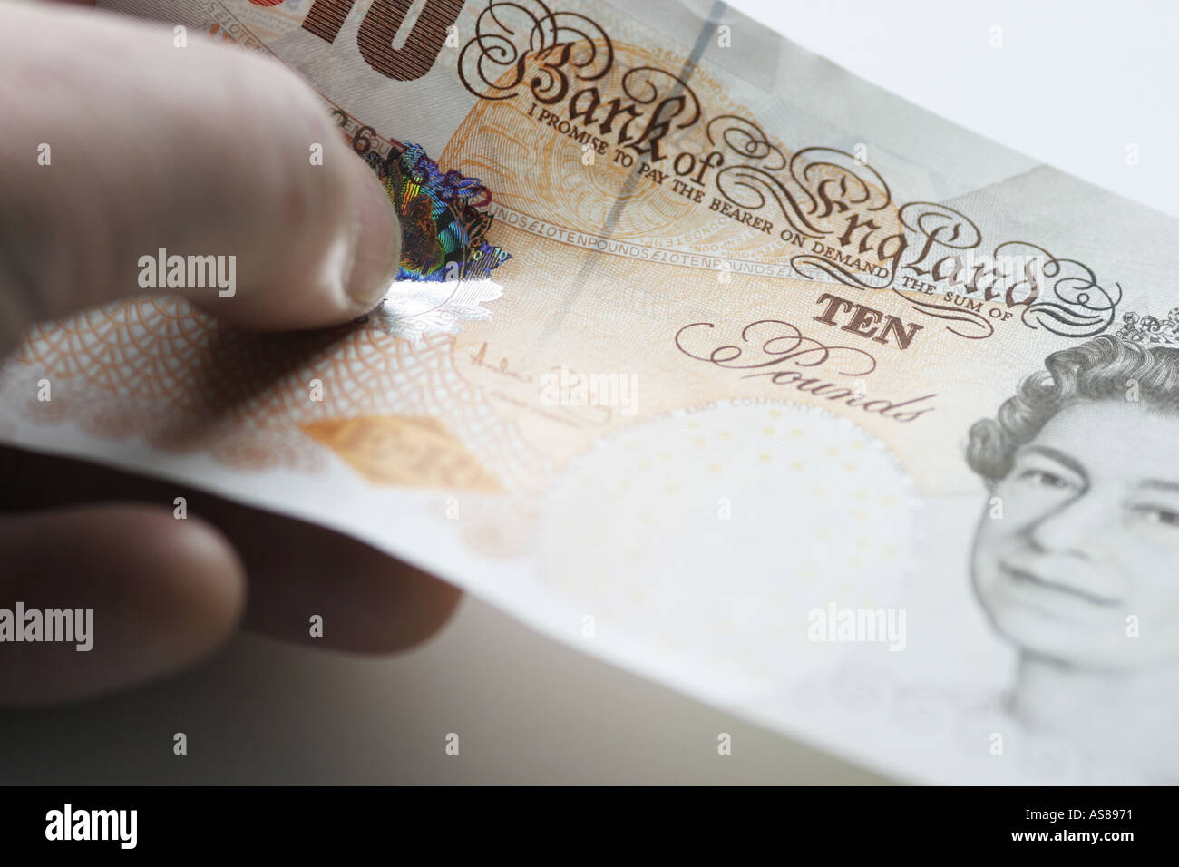 note denomination sterling cash money finance Stock Photo - Alamy