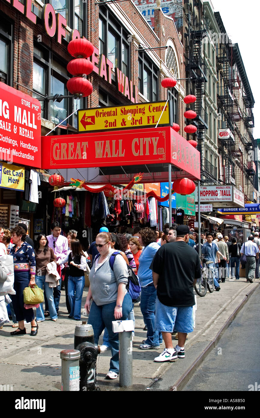 Canal street, mott street, new york hi-res stock photography and images -  Alamy