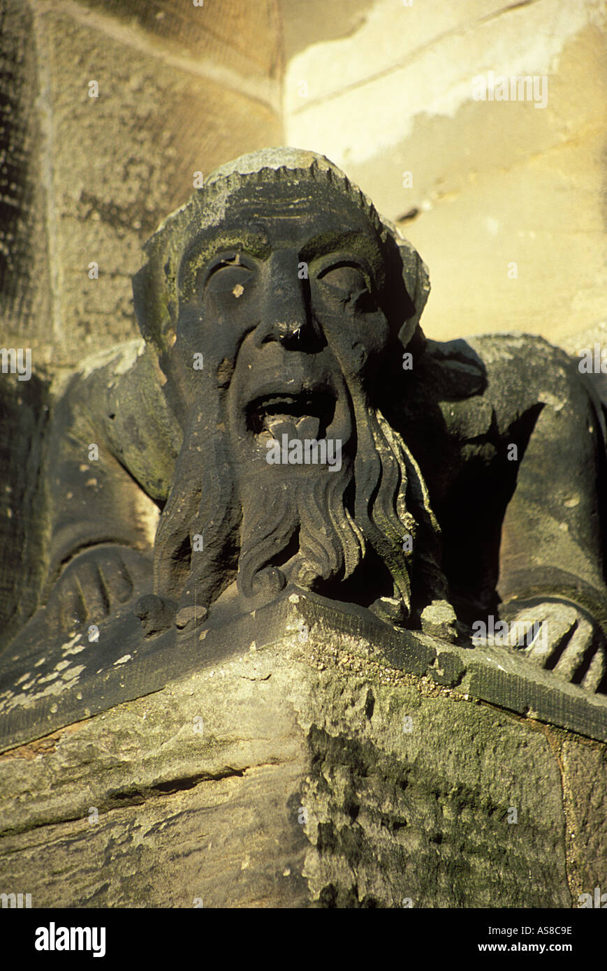 Grotesque found at Bridlington Priory Yorkshire UK Stock Photo