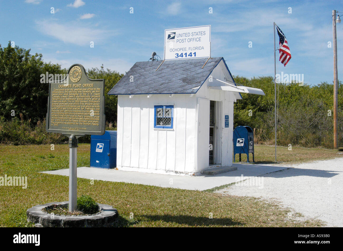 Smallest Post Office in the United States Stock Photo Alamy