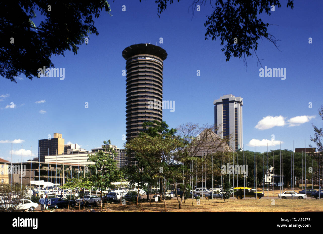 Jomo Kenyatta International Conference Centre Nairobi Kenya East Africa Stock Photo