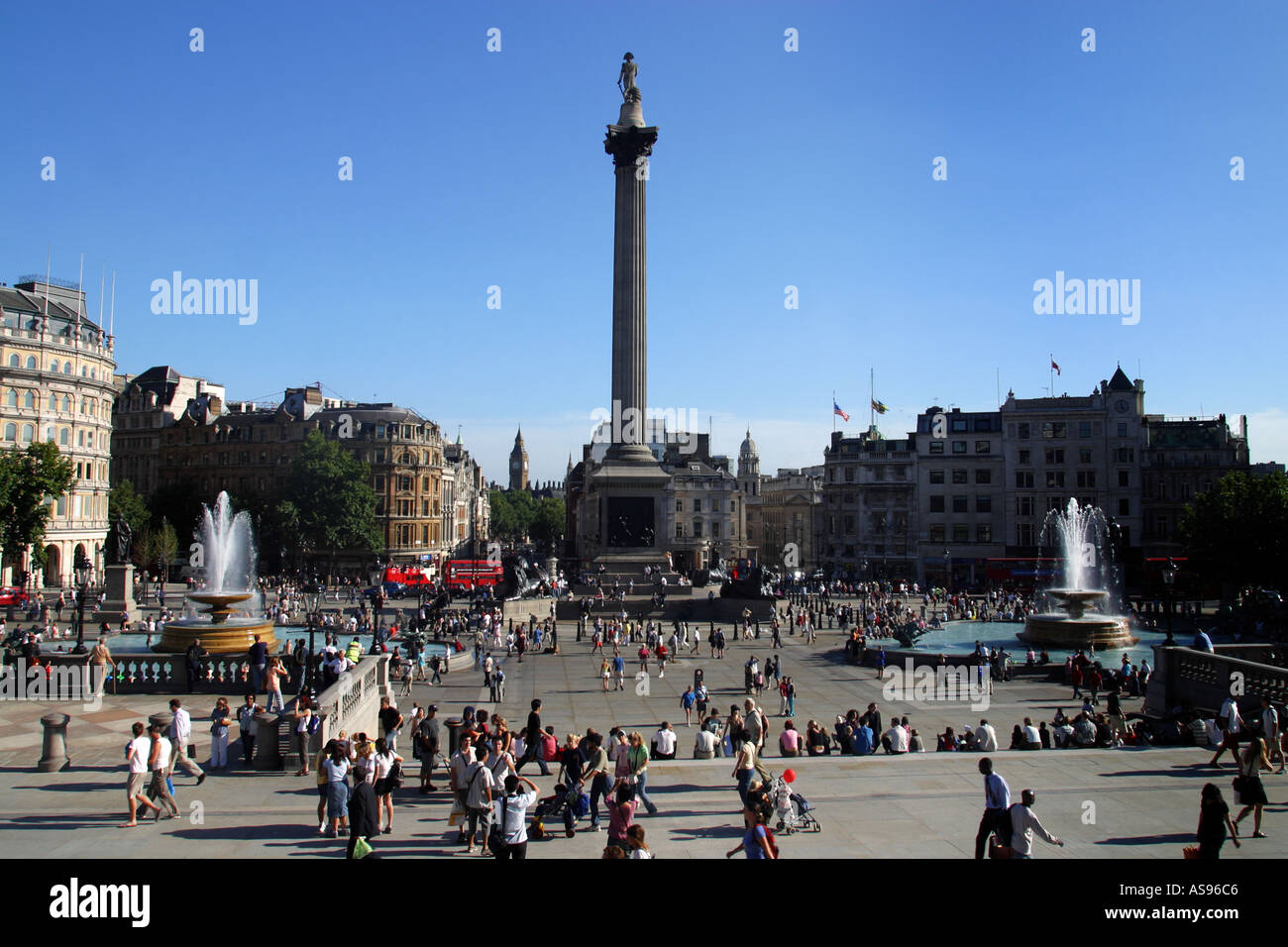 Trafalgar Square London England UK Stock Photo - Alamy
