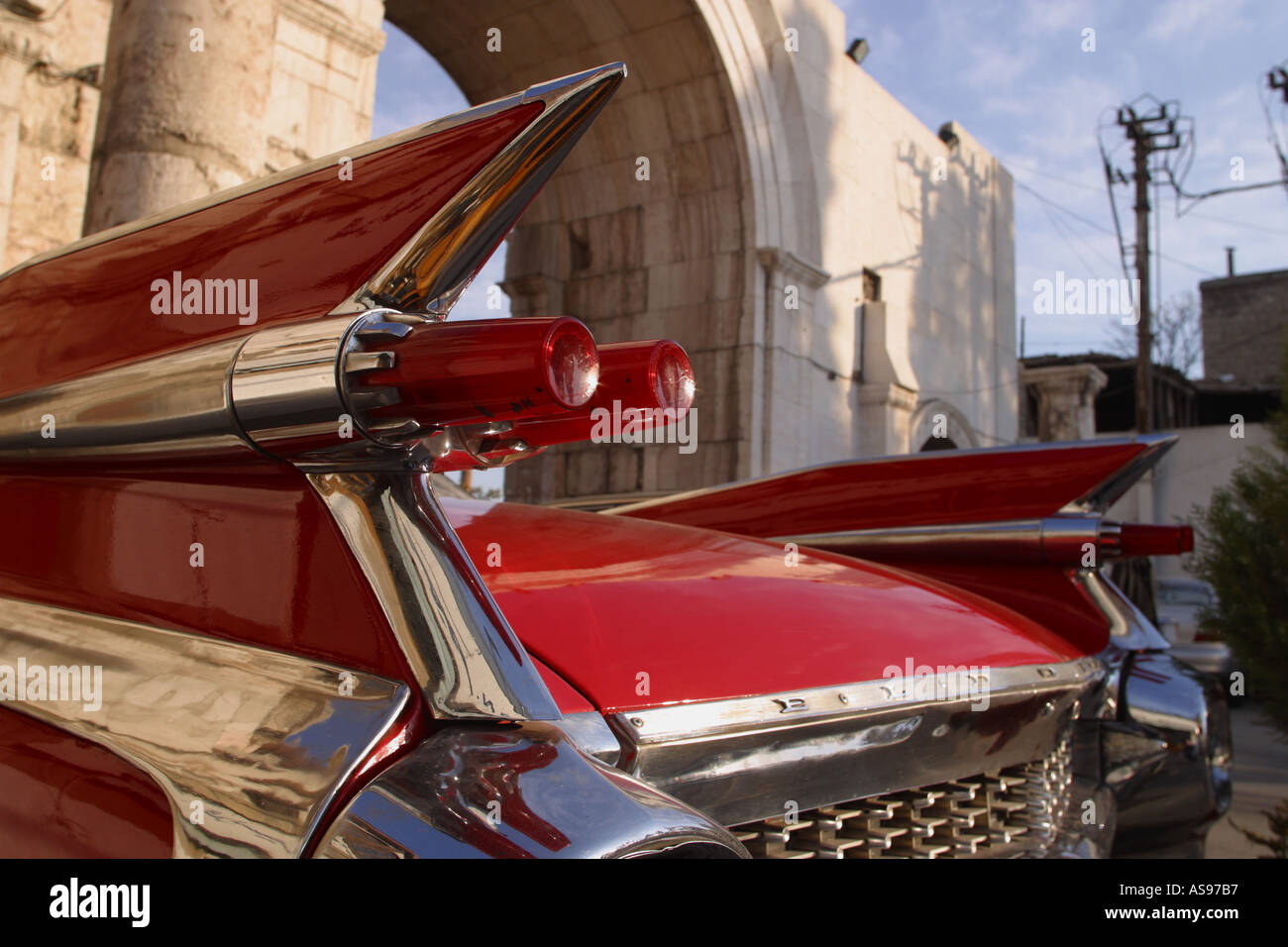 Classic cars in Damascus Syria Stock Photo Alamy