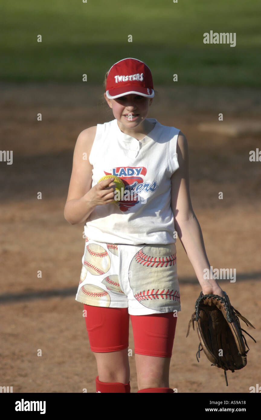 Girls fast pitch softball hires stock photography and images Alamy