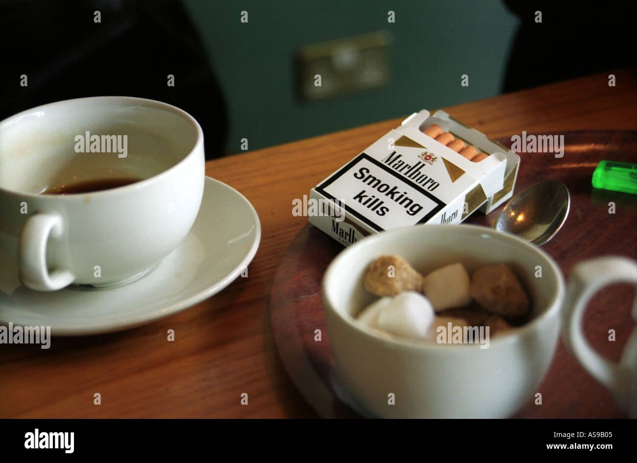 coffee and cigarettes Stock Photo Alamy