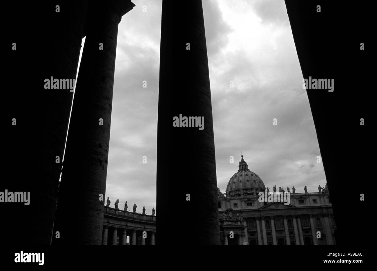 st peters basilica st peters square the vatican rome italy Stock Photo