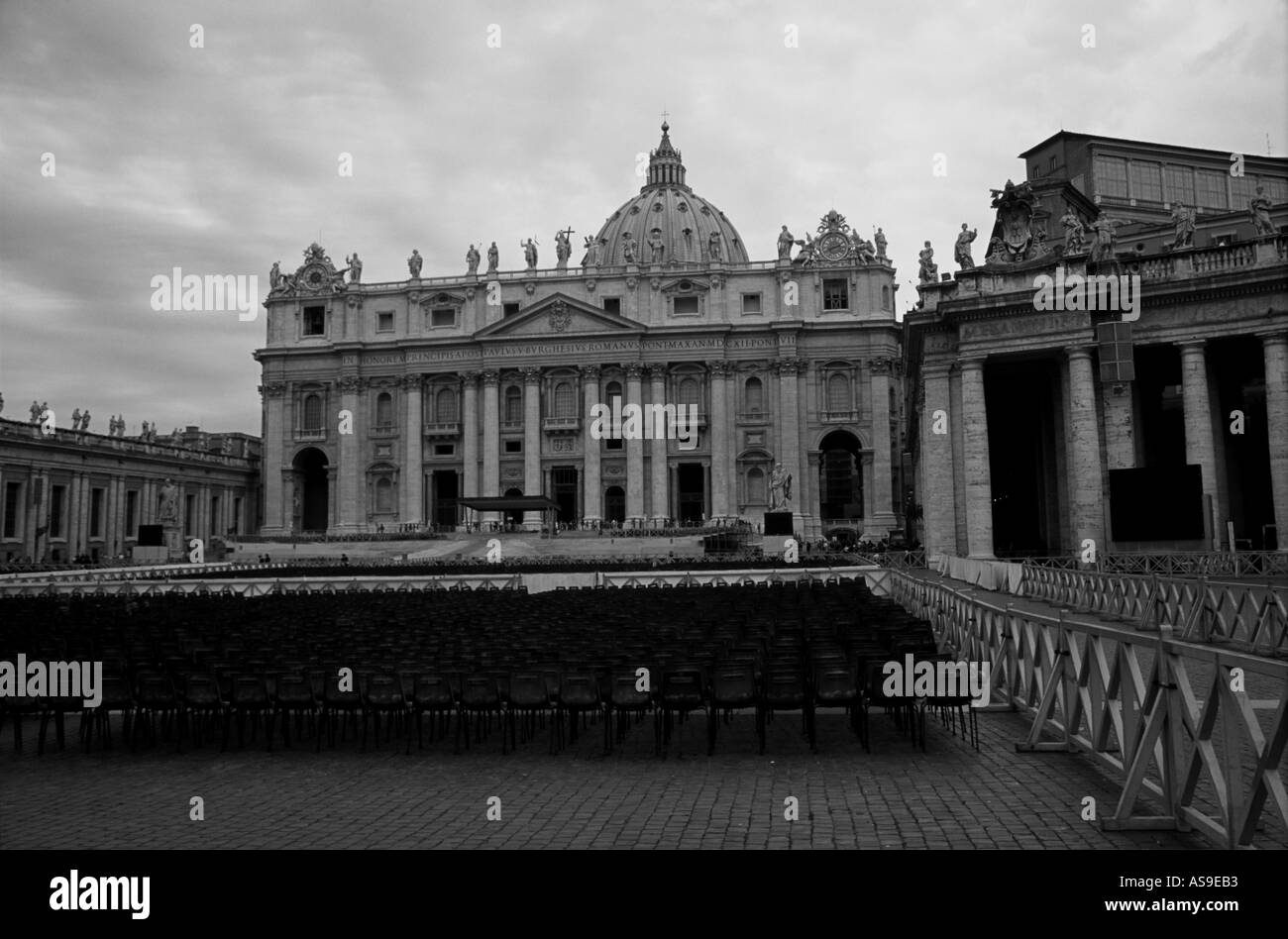 st peters basilica st peters square the vatican rome italy Stock Photo