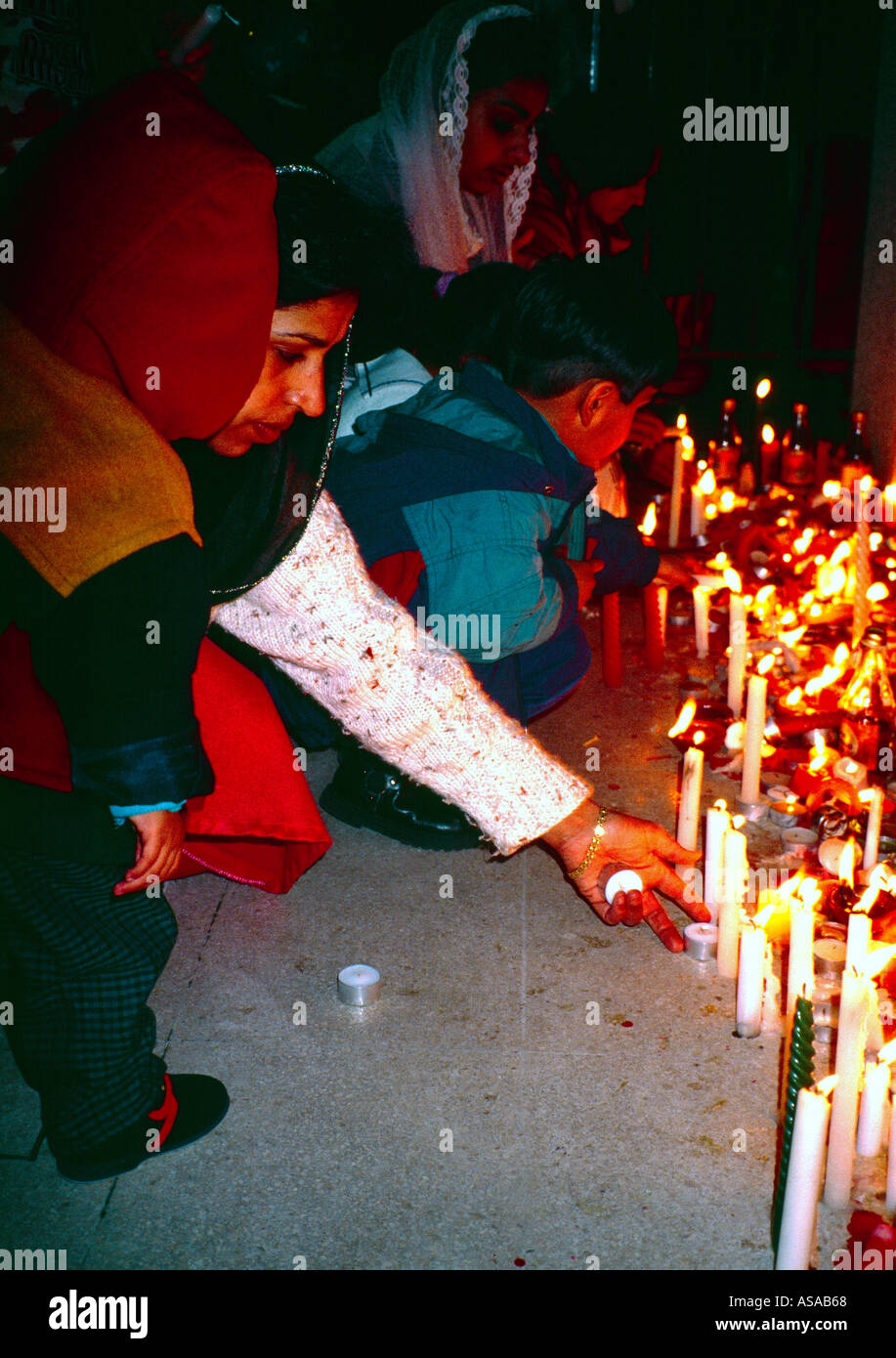 Southall London England Lighting Diwali Candles Stock Photo Alamy