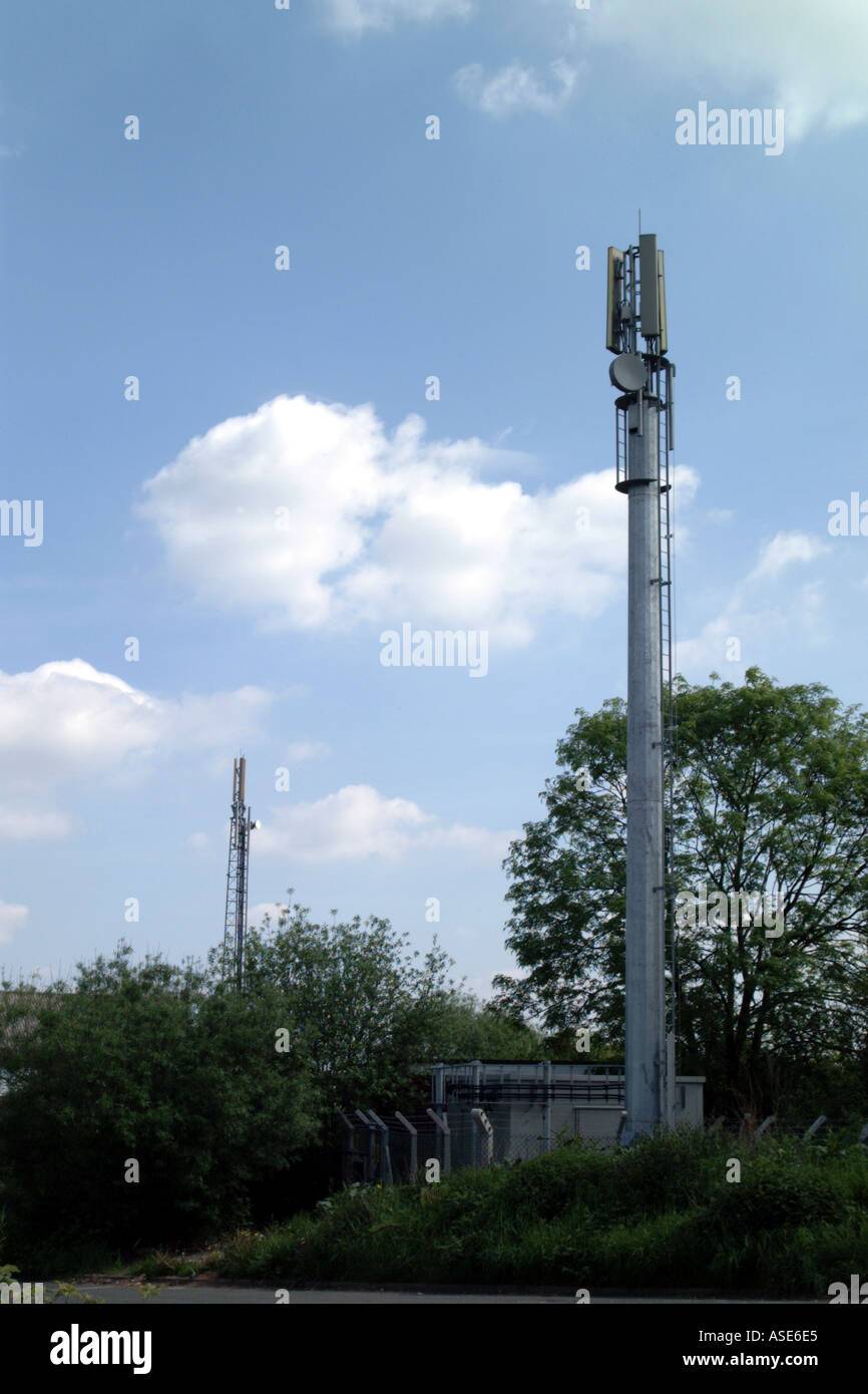 mobile phone base stations Stock Photo Alamy
