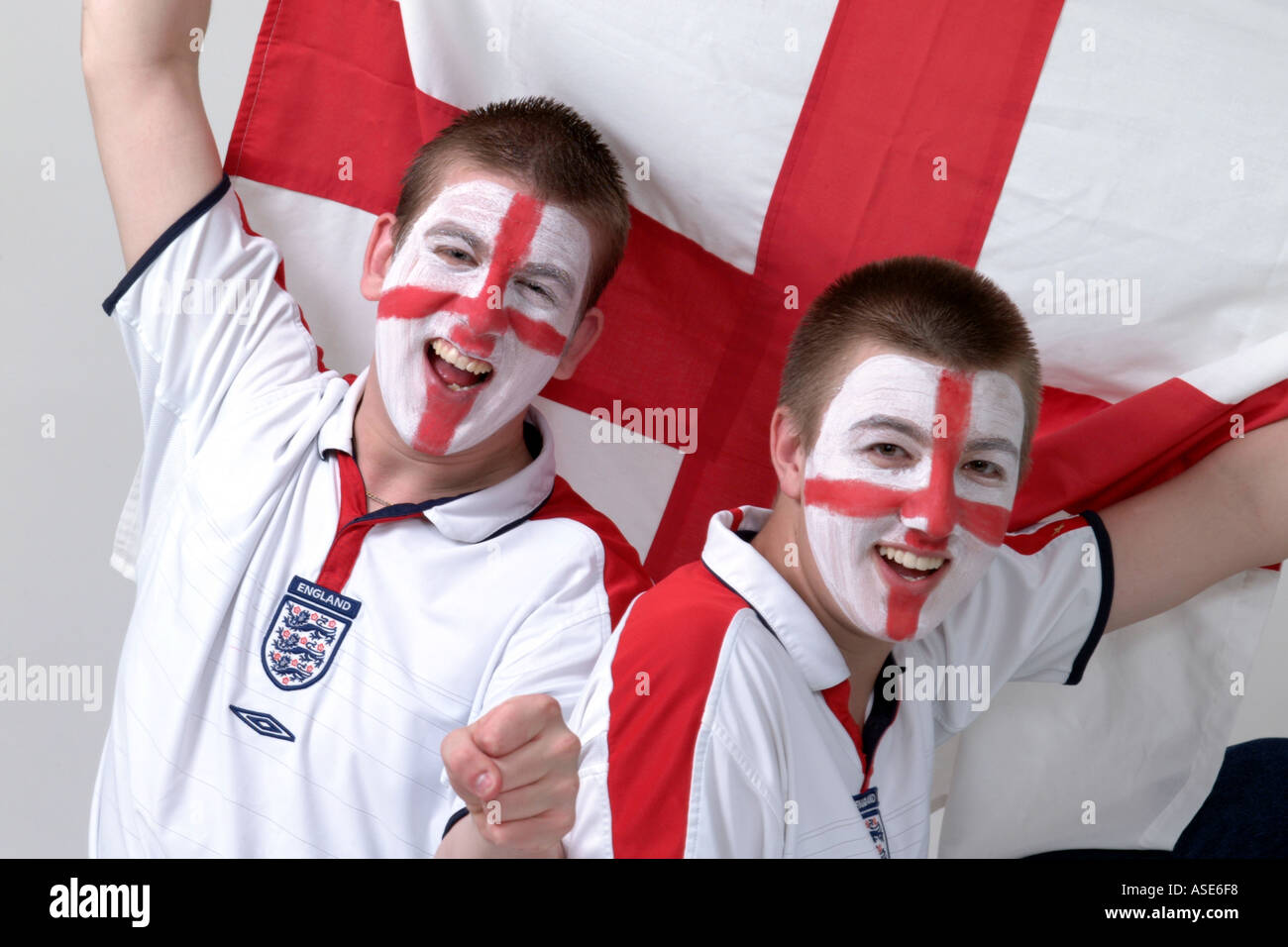 england football fans 01 Stock Photo