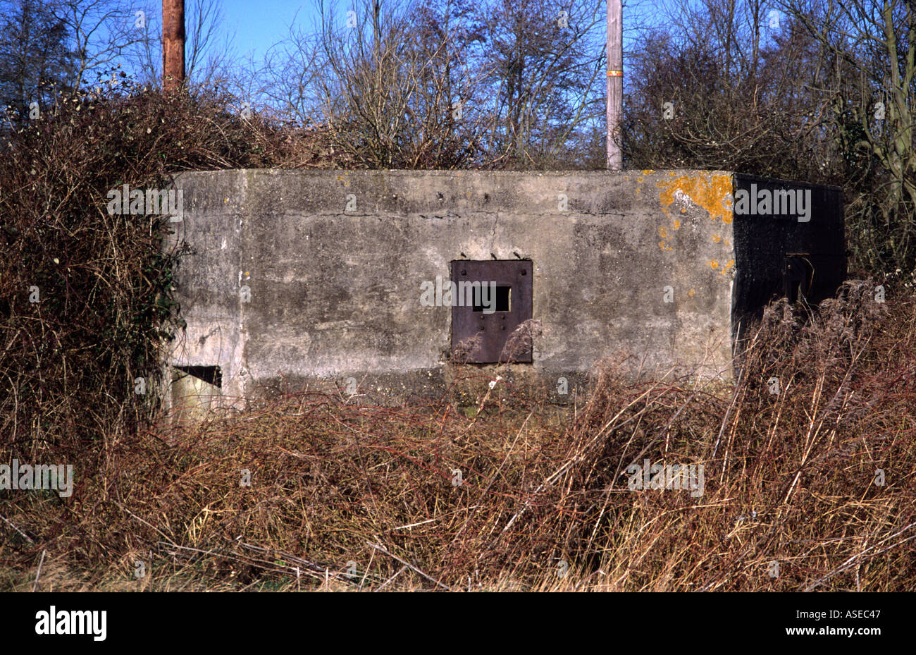 World War 2 pillbox Stock Photo Alamy