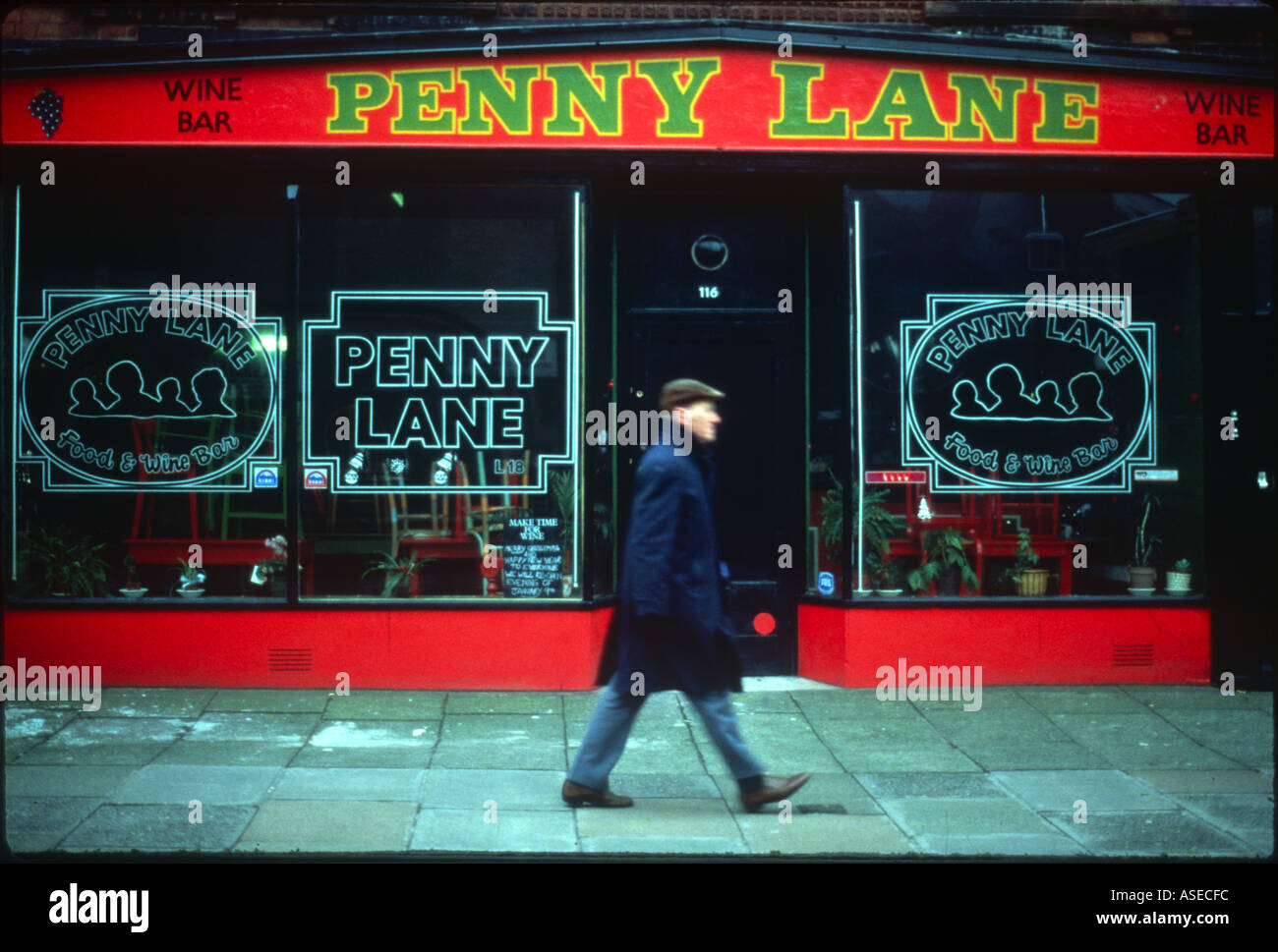 Penny Lane in Liverpool England Stock Photo Alamy