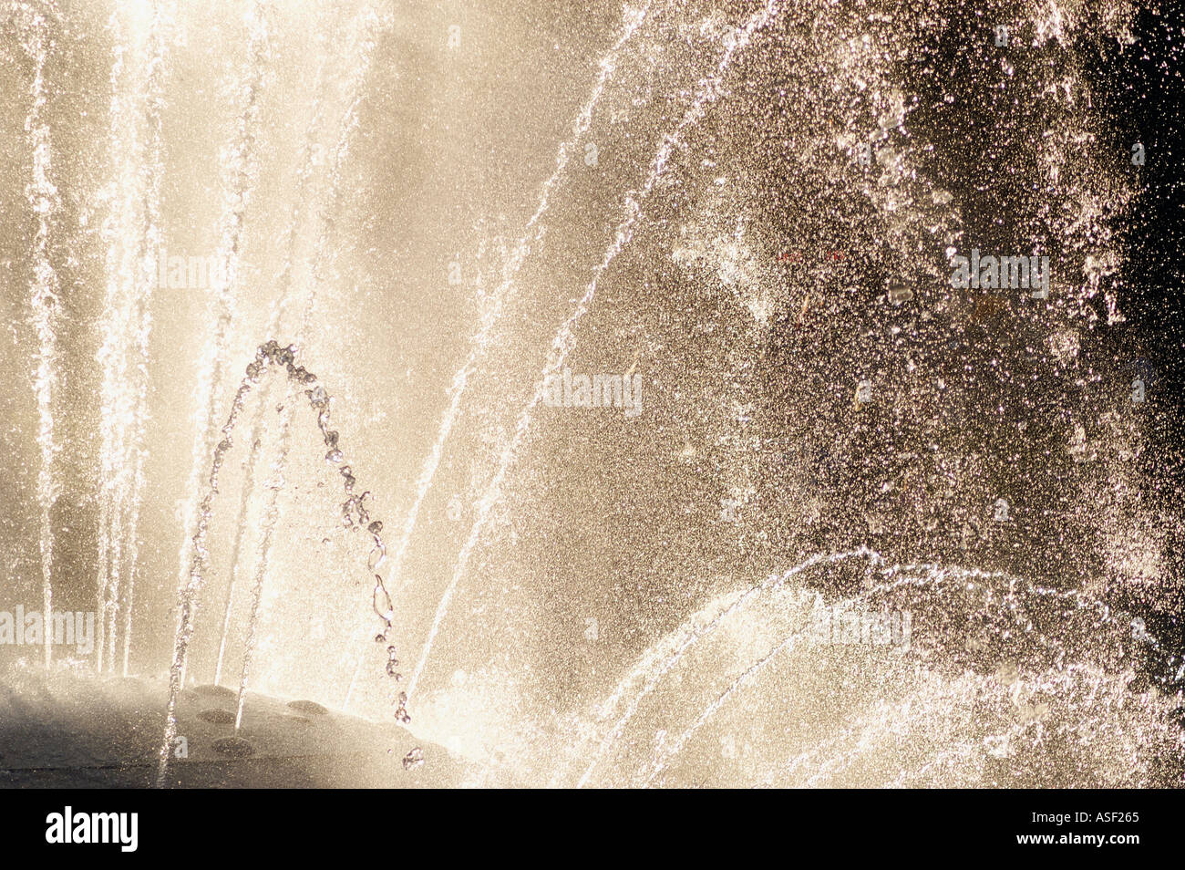 Water Fountain Seattle Center Seattle Washington State USA Stock Photo