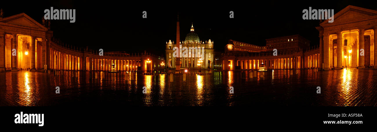 Vatican Basilica di San Pietro Saint Peters Square Rome Italy Europe Stock Photo