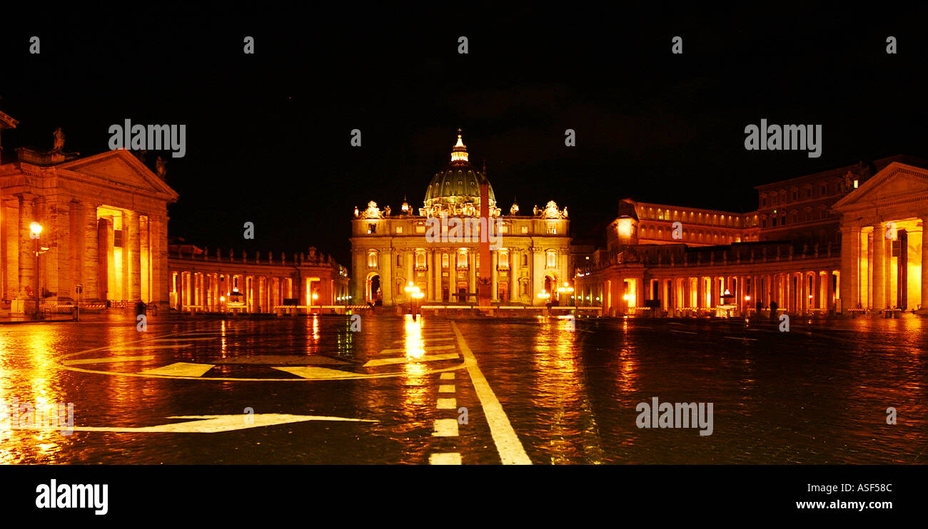 Vatican Basilica di San Pietro Saint Peters Square Rome Italy Europe 2 Stock Photo