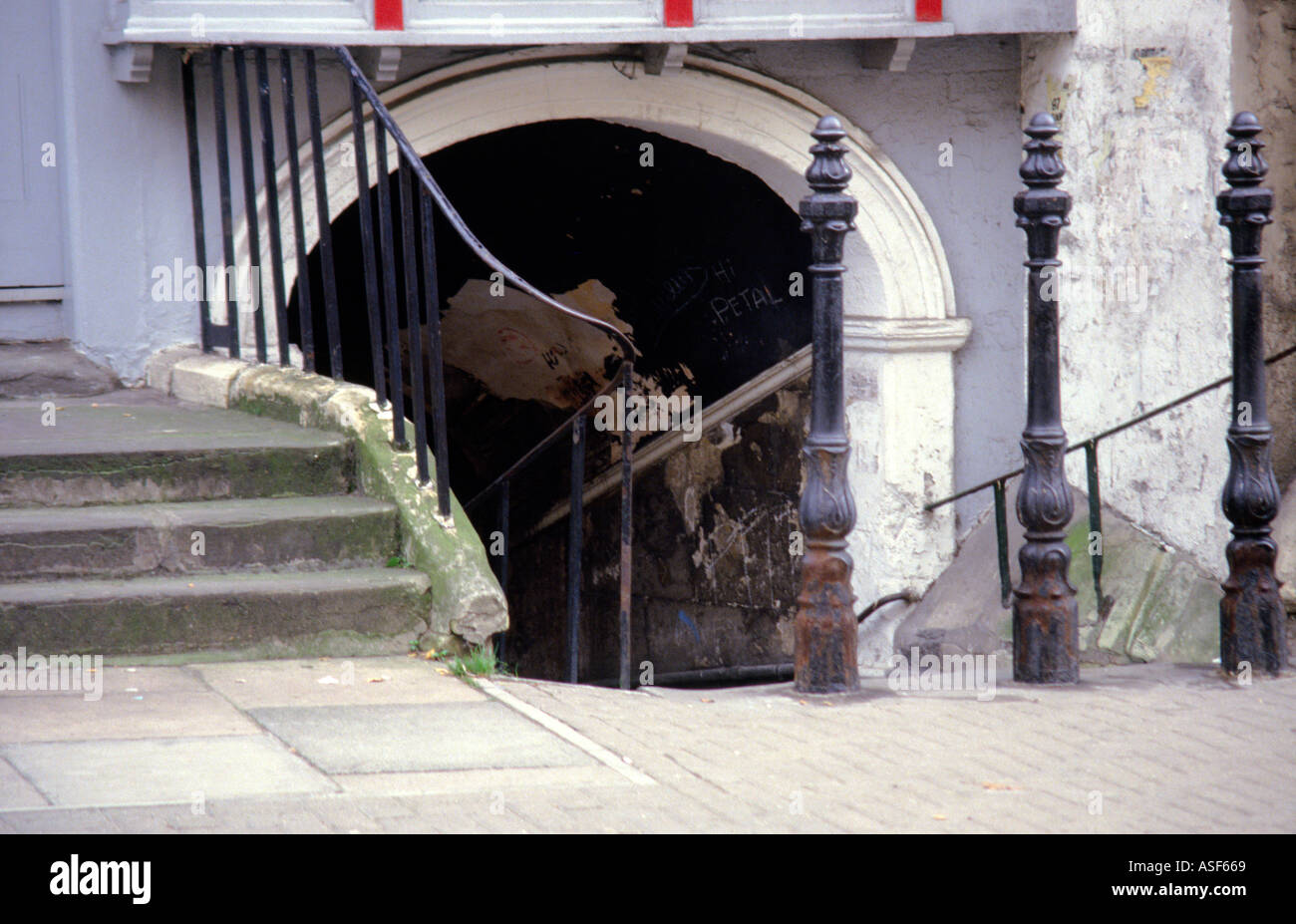 Old passage way on the Paragon Bath Somerset England Stock Photo Alamy