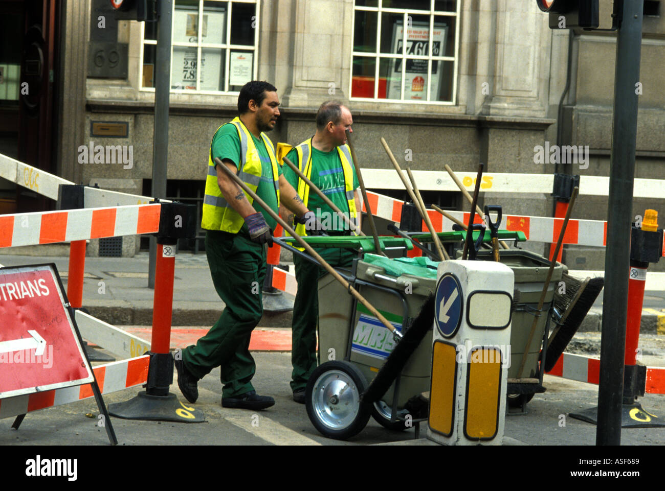 Street Cleaners London Stock Photo Alamy