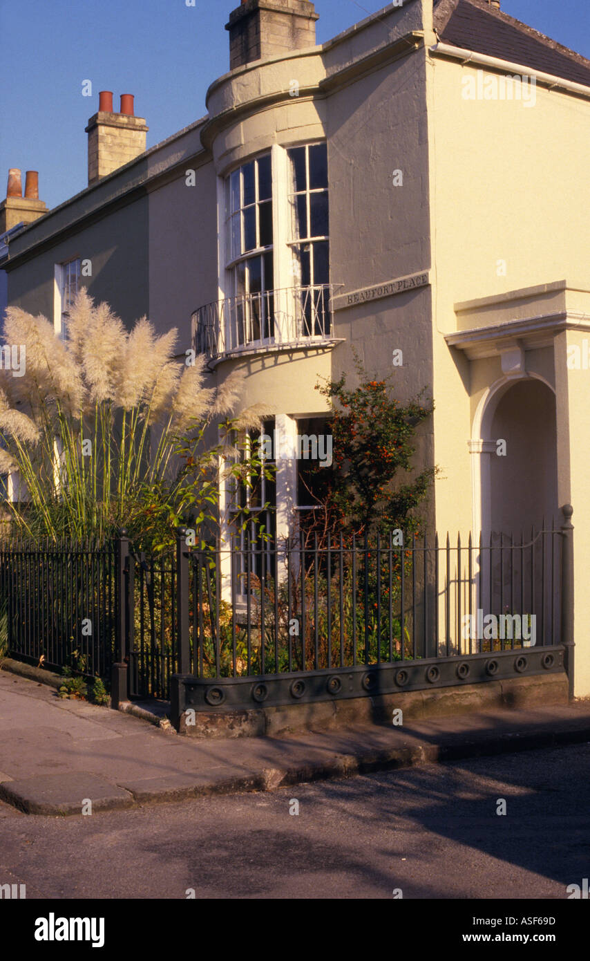 suburban mansion Larkhall Bath Somerset England Stock Photo