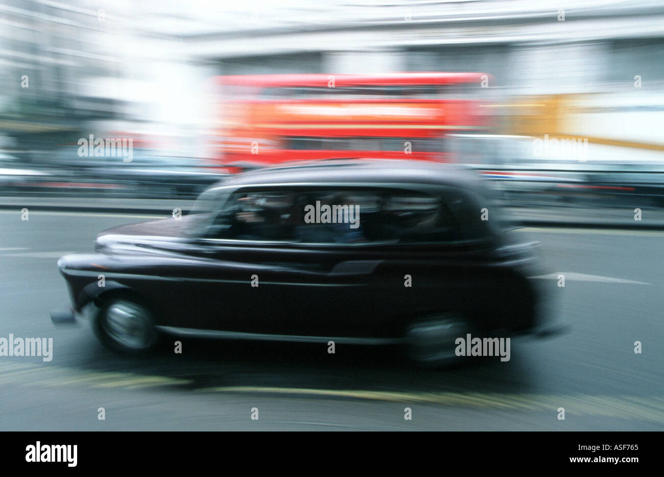 London taxi cab Stock Photo