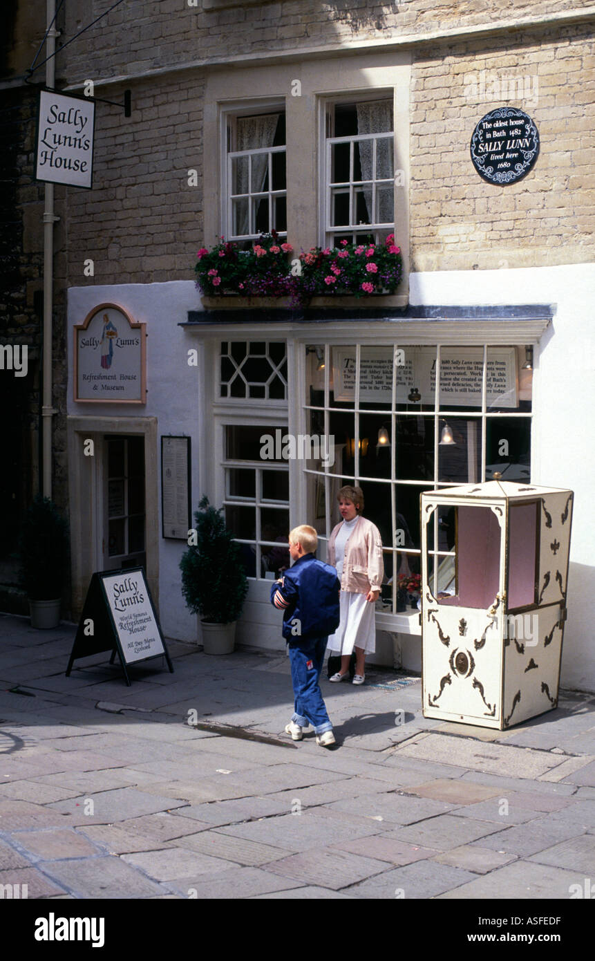 Sally Lunn s cafe the oldest building in Bath Somerset England Stock