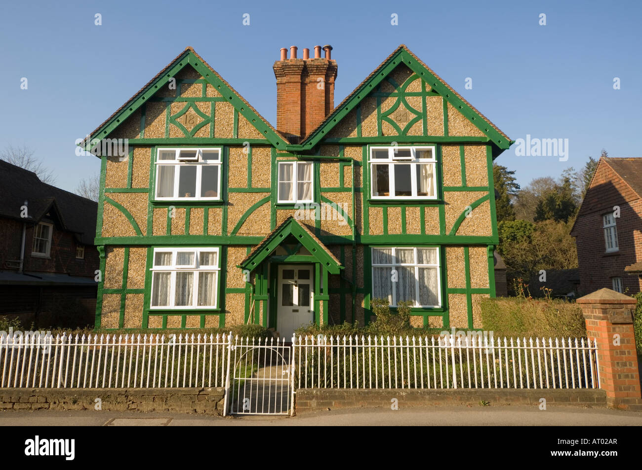 Cottage Albury Surrey UK Stock Photo Alamy