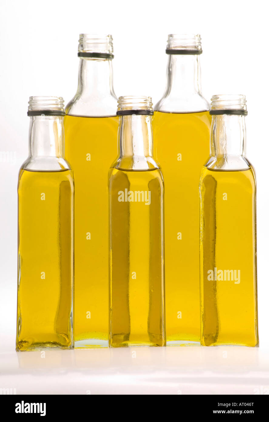 Olive oil bottles Stock Photo Alamy