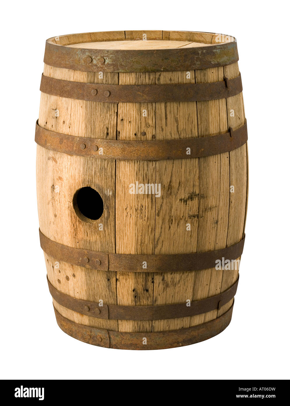 Barrel isolated on a white background. Stock Photo