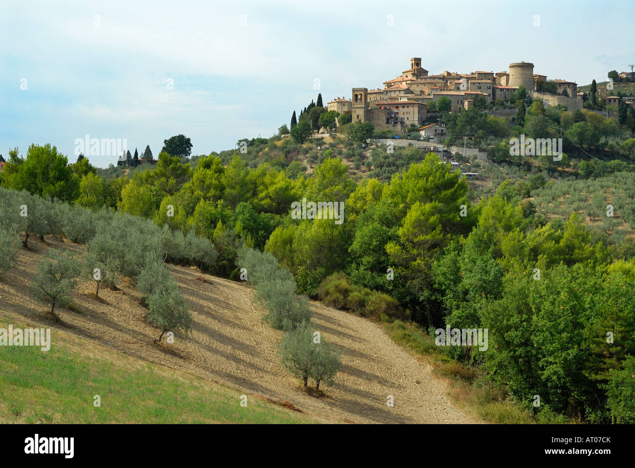 Gualdo Cattaneo Umbria Italy Stock Photo Alamy