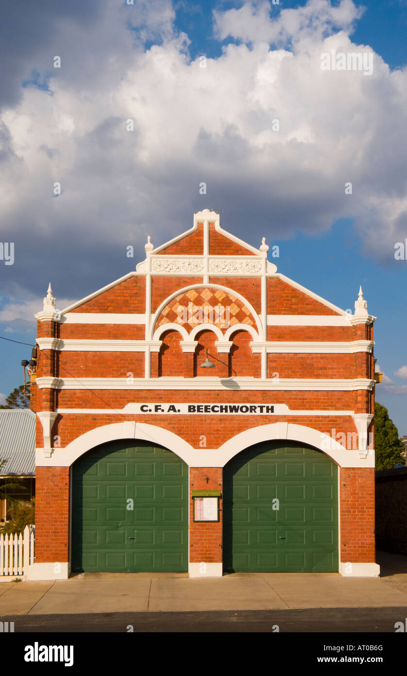 Historic Beechworth Fire Station Stock Photo Alamy