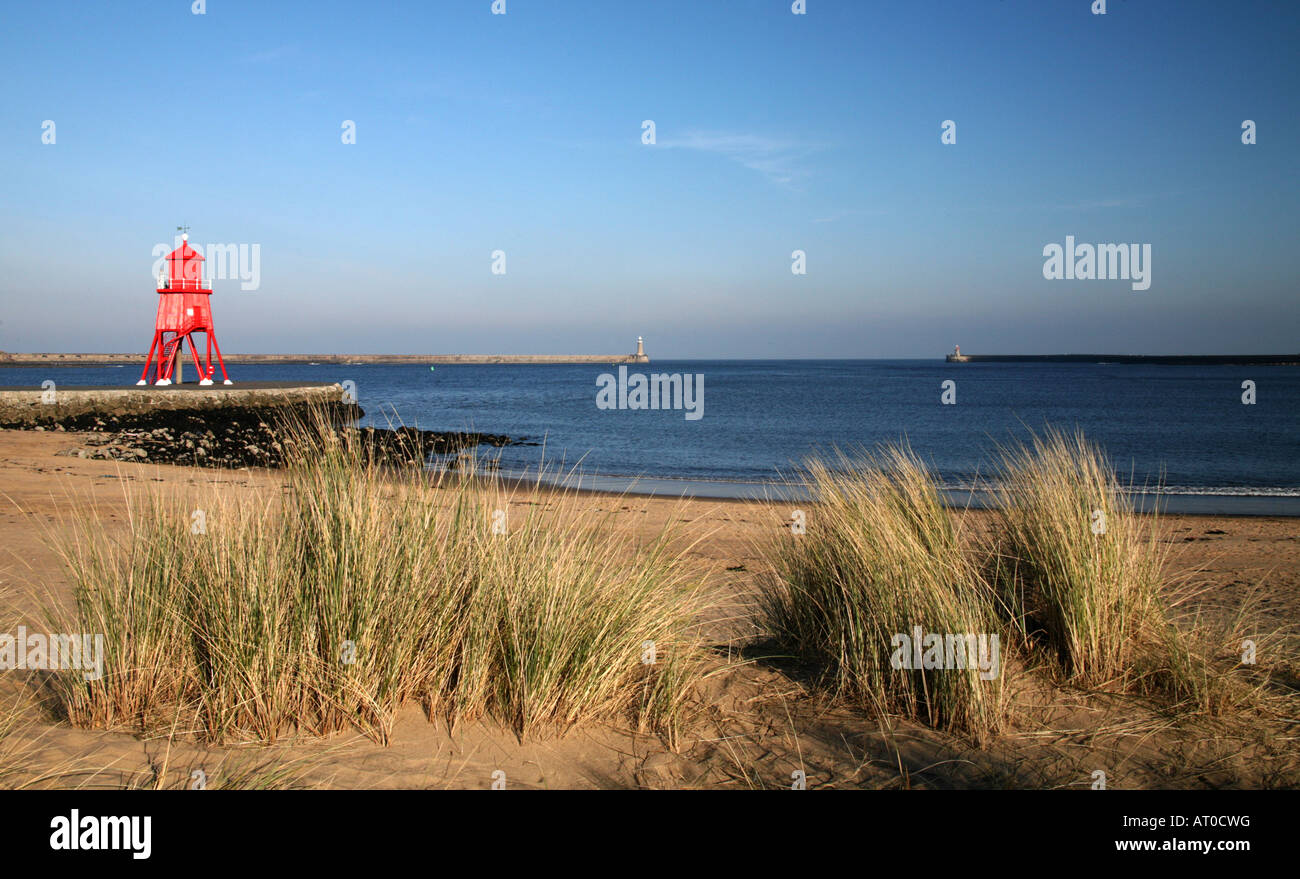 South Shields Harbour Stock Photo Alamy