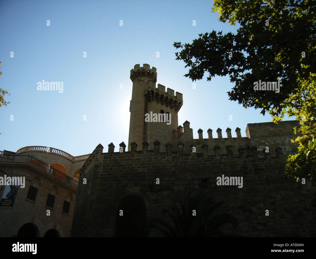 Castle Palma,Majorca' historical site,'strength,blue sky Stock Photo