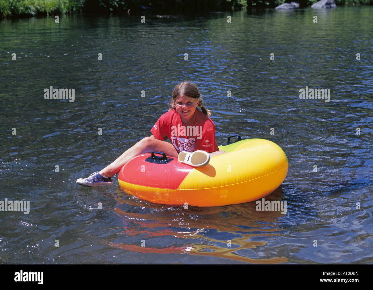 Inner tube floating down river hires stock photography and images Alamy