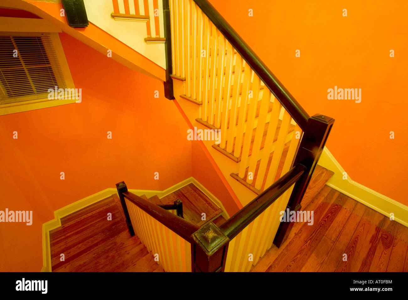 Colorful stairway Stock Photo