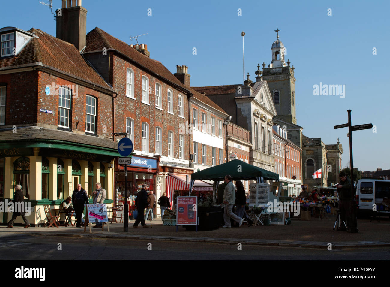 Blandford forum market place hires stock photography and images Alamy