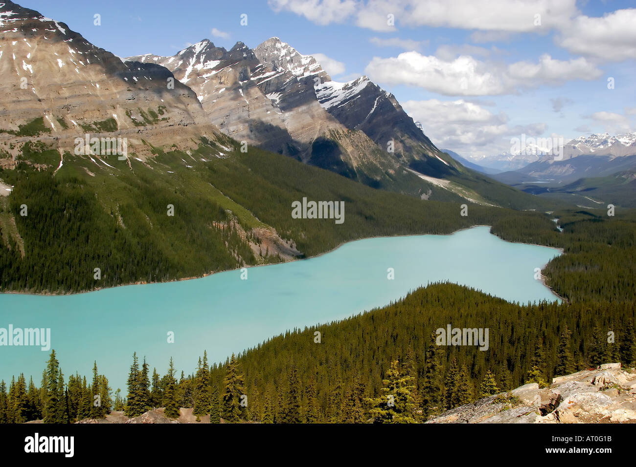 Peyto Lake Banff National Park Alberta Stock Photo - Alamy