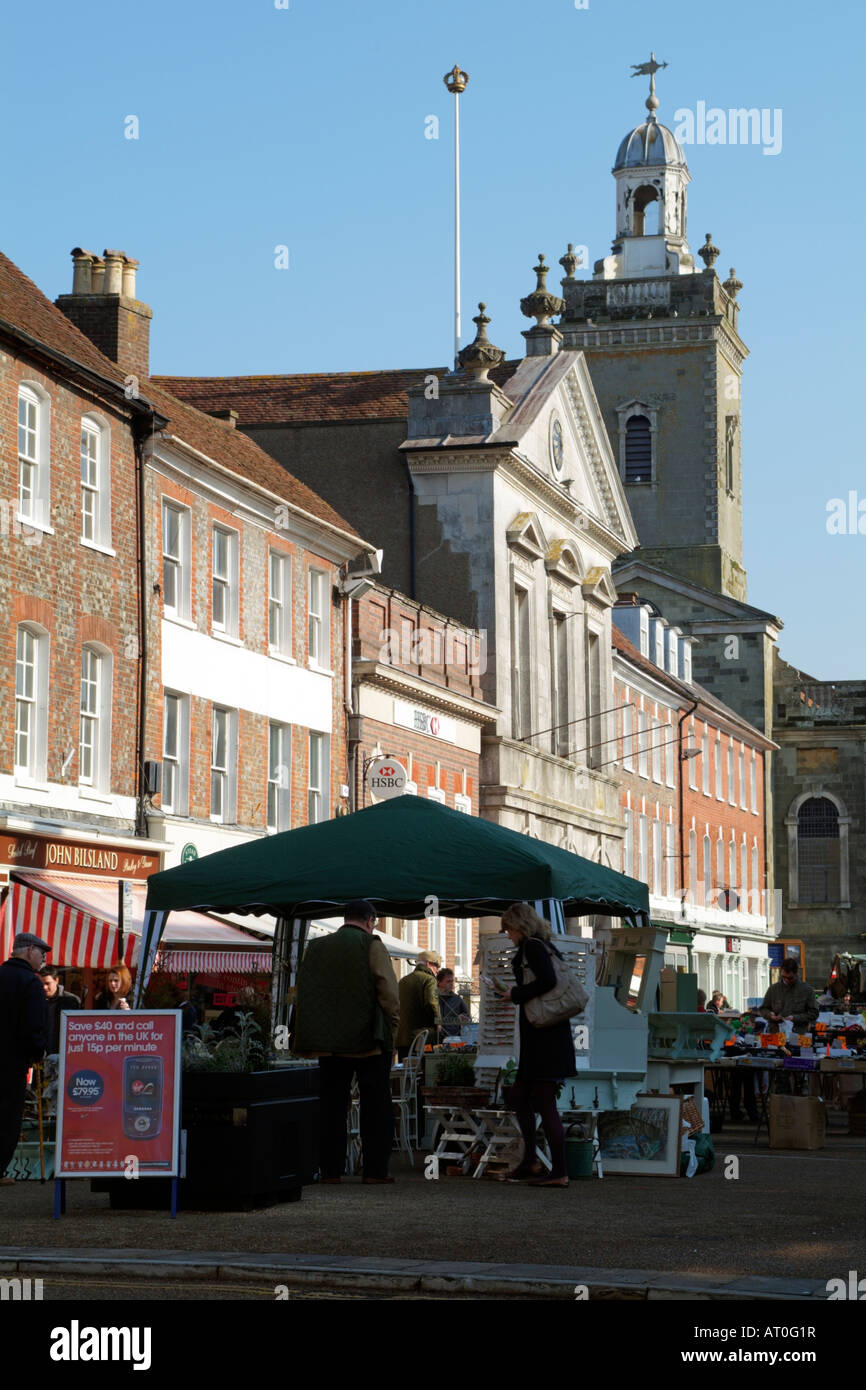 Blandford forum market place hires stock photography and images Alamy