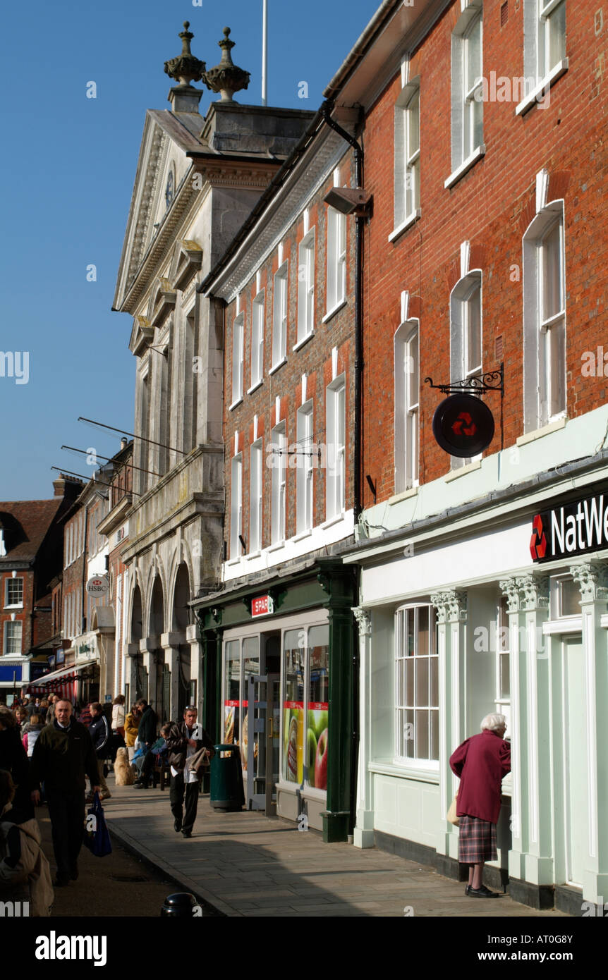 Blandford Forum Dorset Market Town in England Stock Photo Alamy