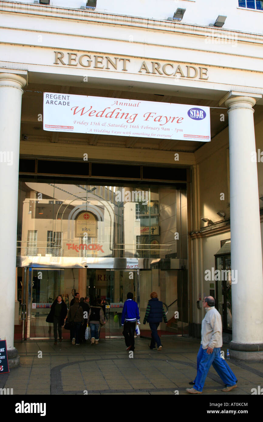 regent arcade cheltenham spa town city centre shops gloucestershire