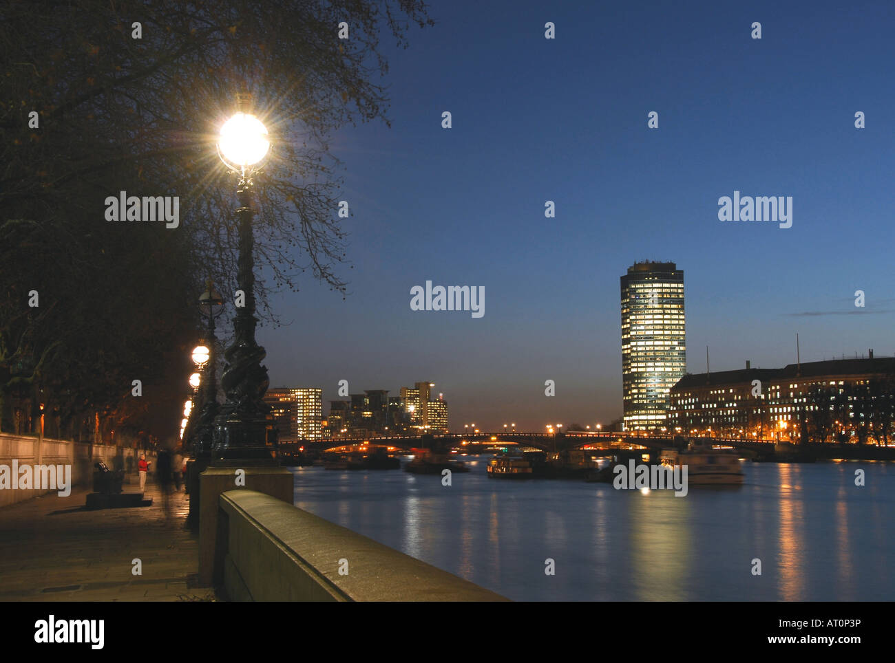 The river Thames in central London looking towards Millbank Stock Photo Alamy