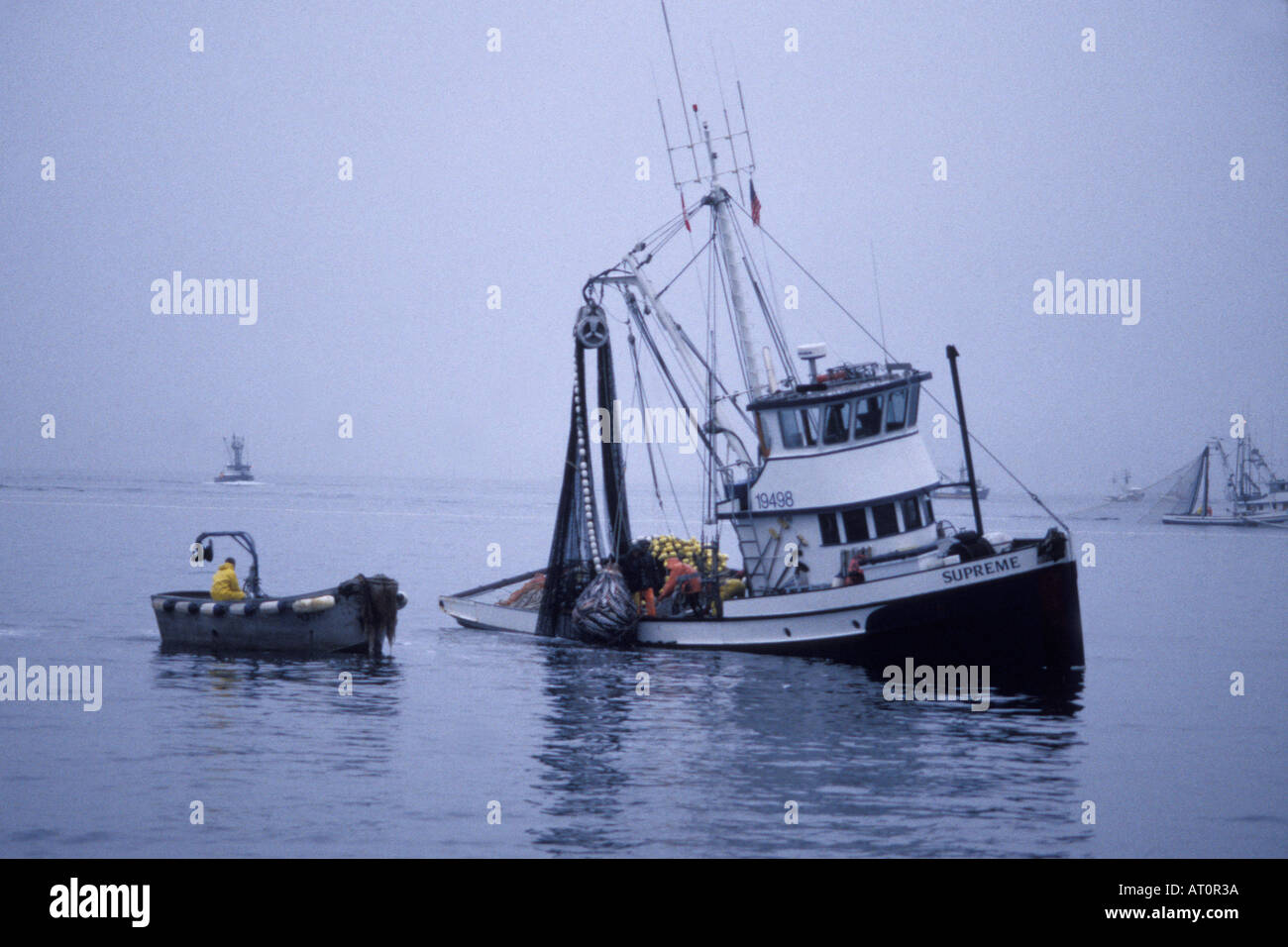 Commercial fishing clothing Black and White Stock Photos & Images - Alamy