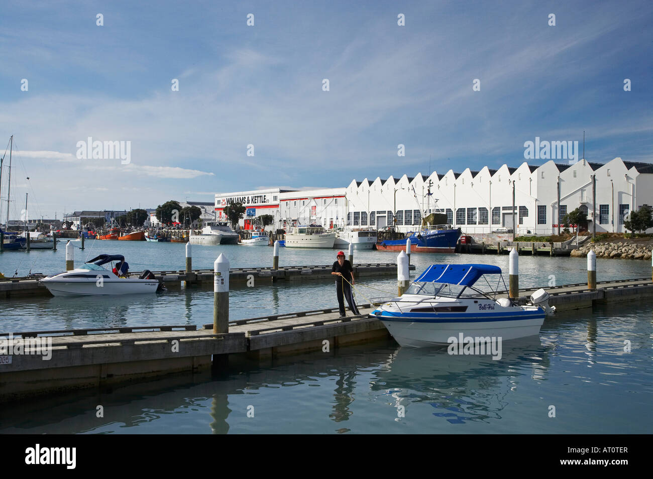 Marina West Quay Napier Hawkes Bay North Island New Zealand Stock Photo Alamy