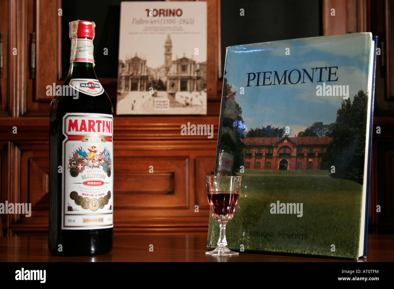 Typical liquor of Piemonte Stock Photo