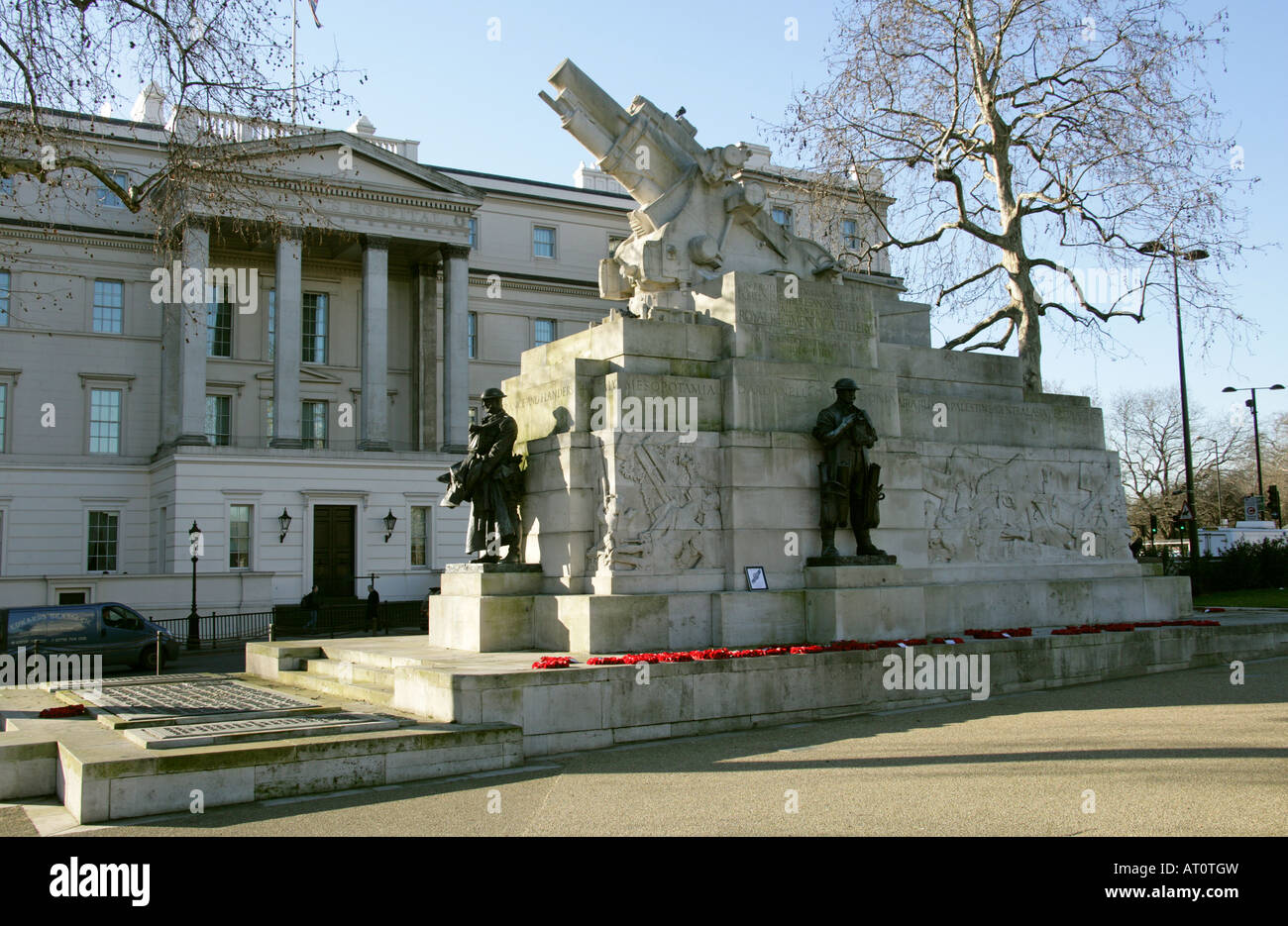 The Royal Artillery Memorial Wellington Place Hyde Park Corner Stock ...