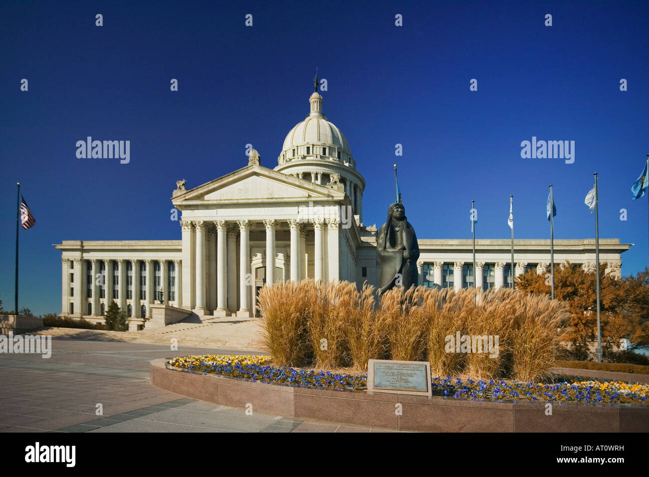 The Oklahoma State Capitol, located in Oklahoma City, is the seat of