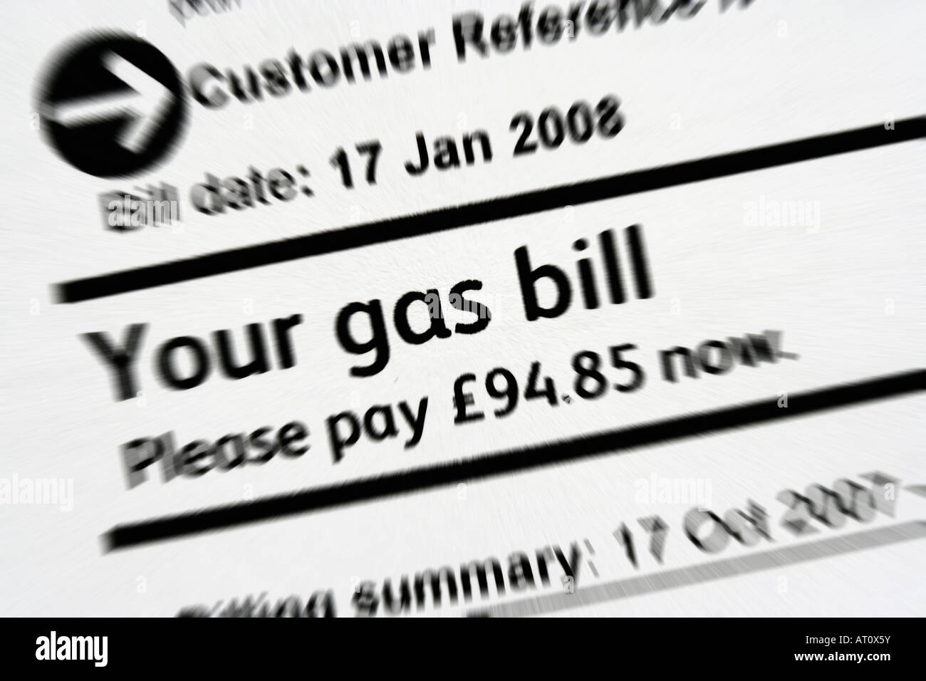 Heating Bill High Resolution Stock Photography and Images Alamy