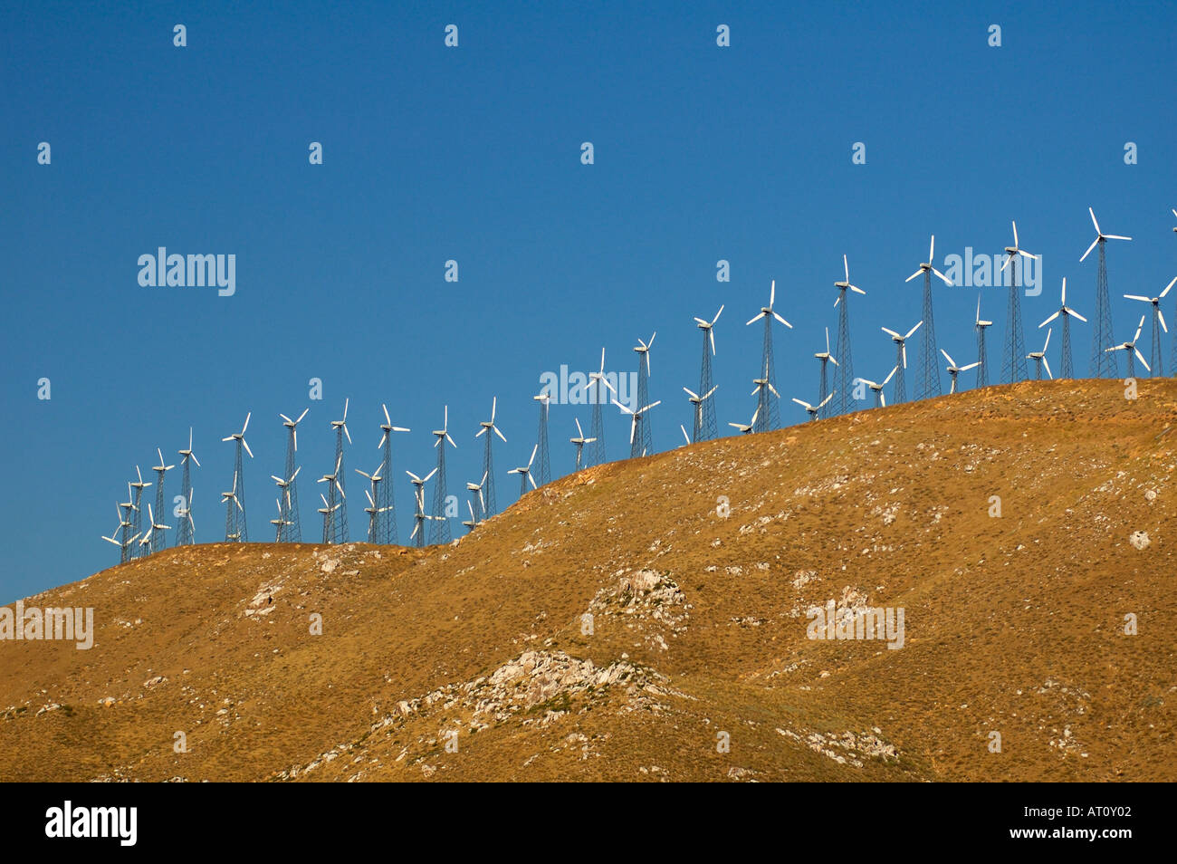 Wind turbines, Mojave, California, USA Stock Photo Alamy
