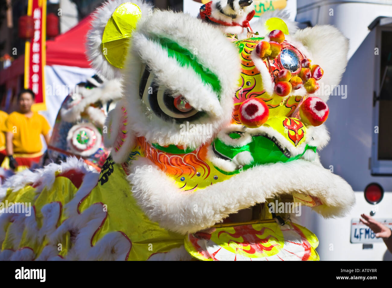 New Year - Traditional Chinese Lion Furry Shoes